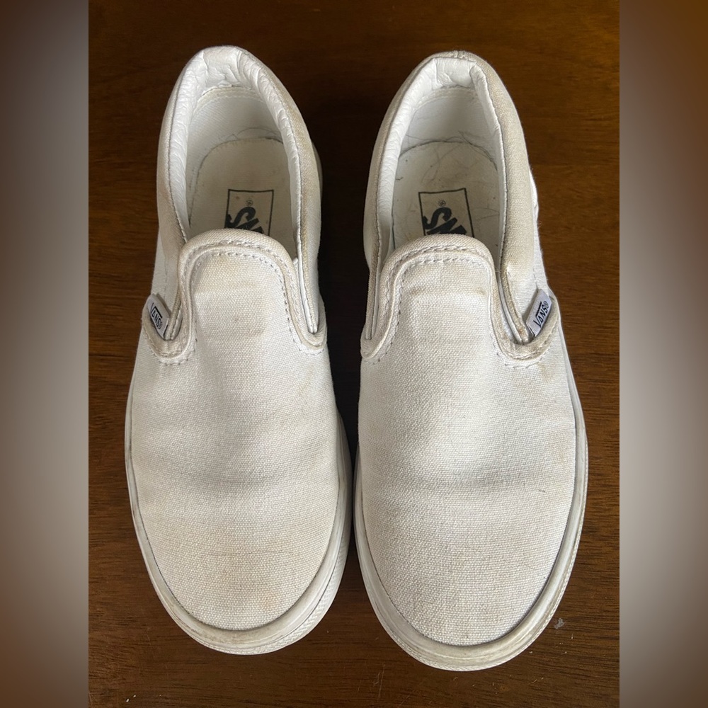 Girls slip-on Vans, 13